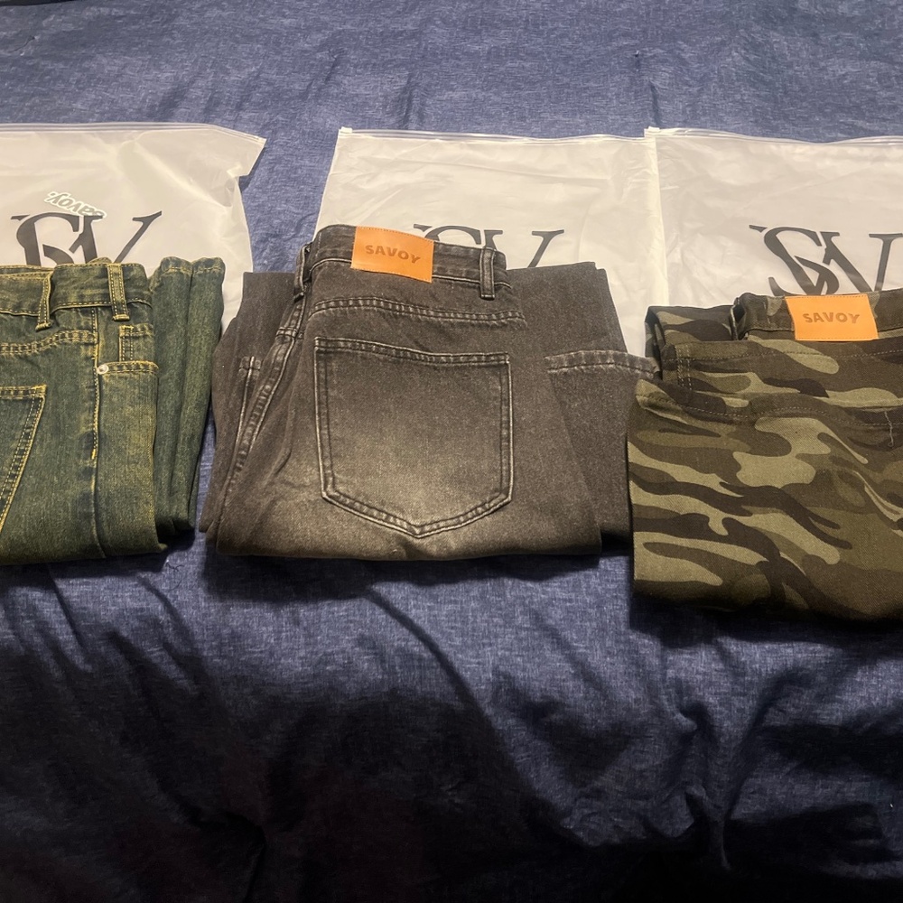 3 Brand New Savoy West Jeans